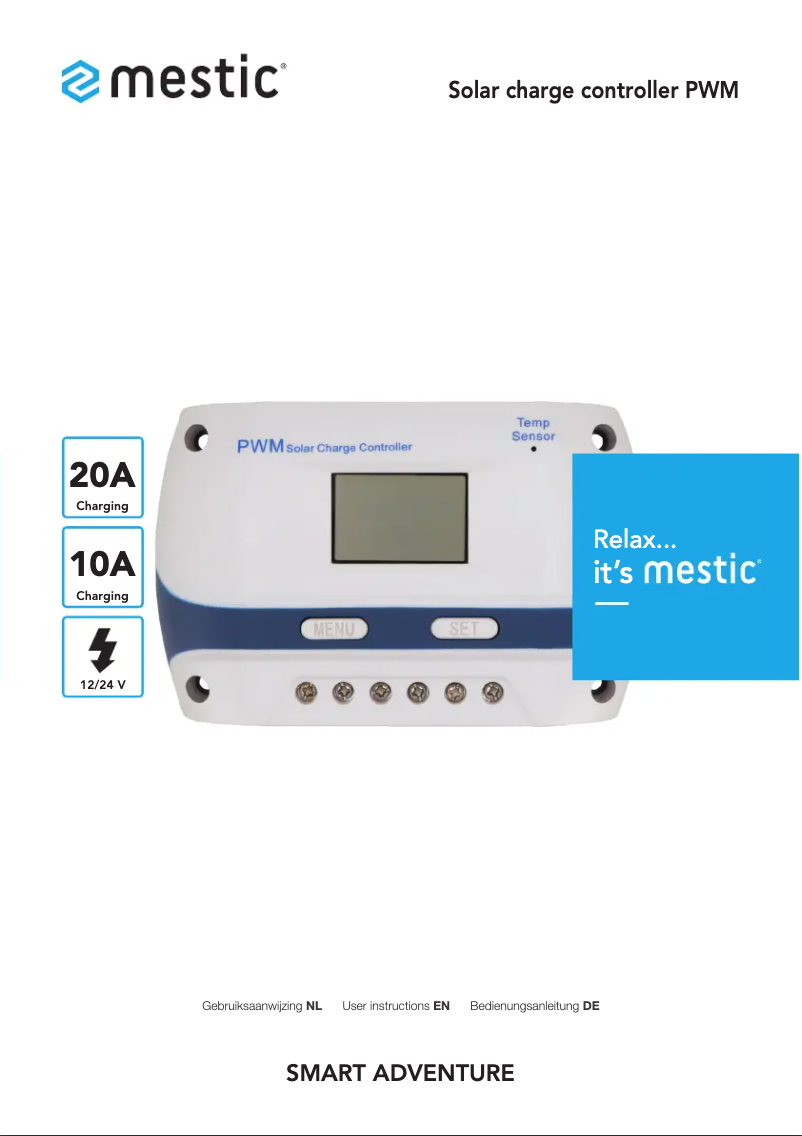 Página 1 del manual Manual de usuario Mestic PWM MSC-1010