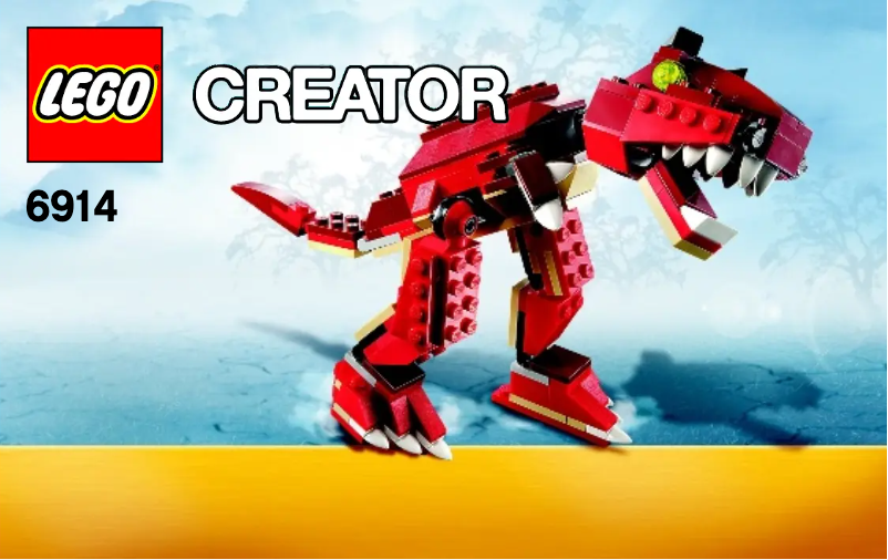 Página 1 del manual Manual de usuario Lego Creator 6914