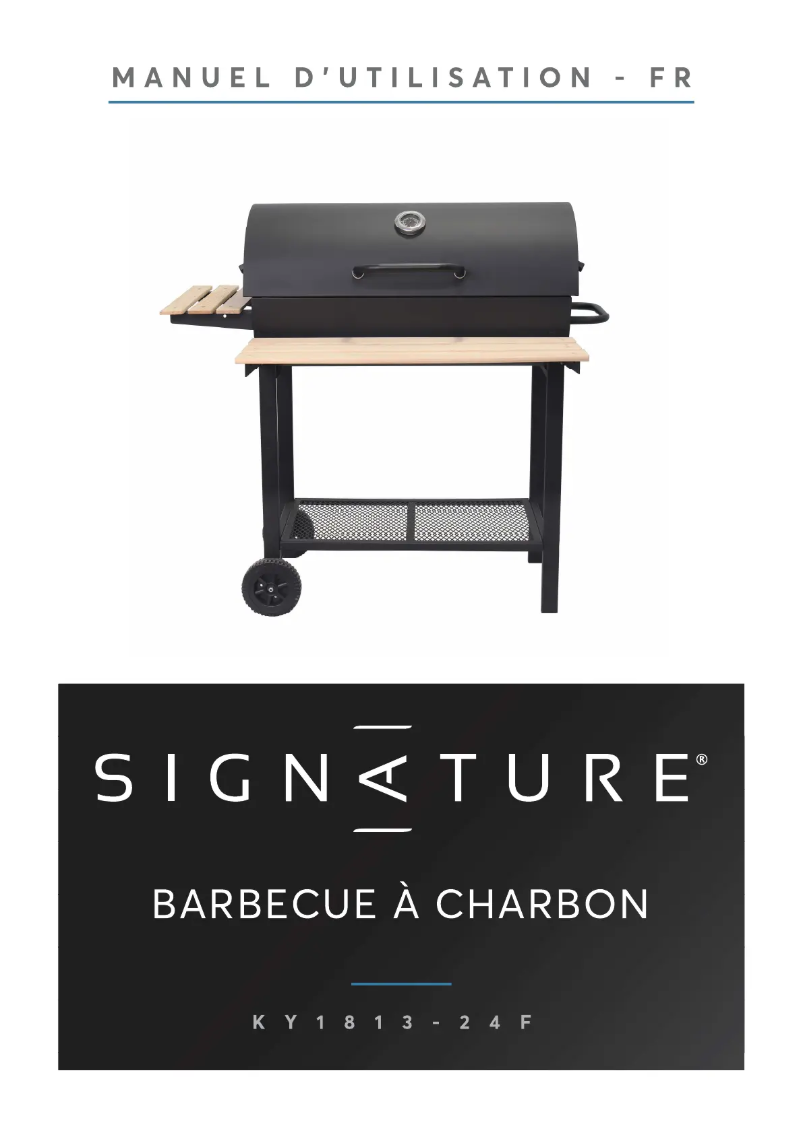 Page 1 de la notice Manuel utilisateur Signature KY1813-24F