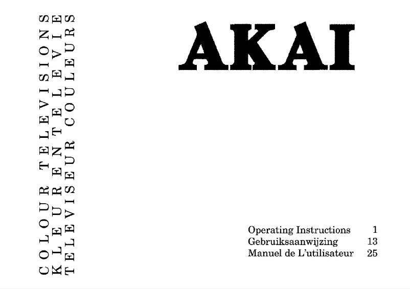 Página 1 del manual Manual de usuario AKAI CTB147NTF