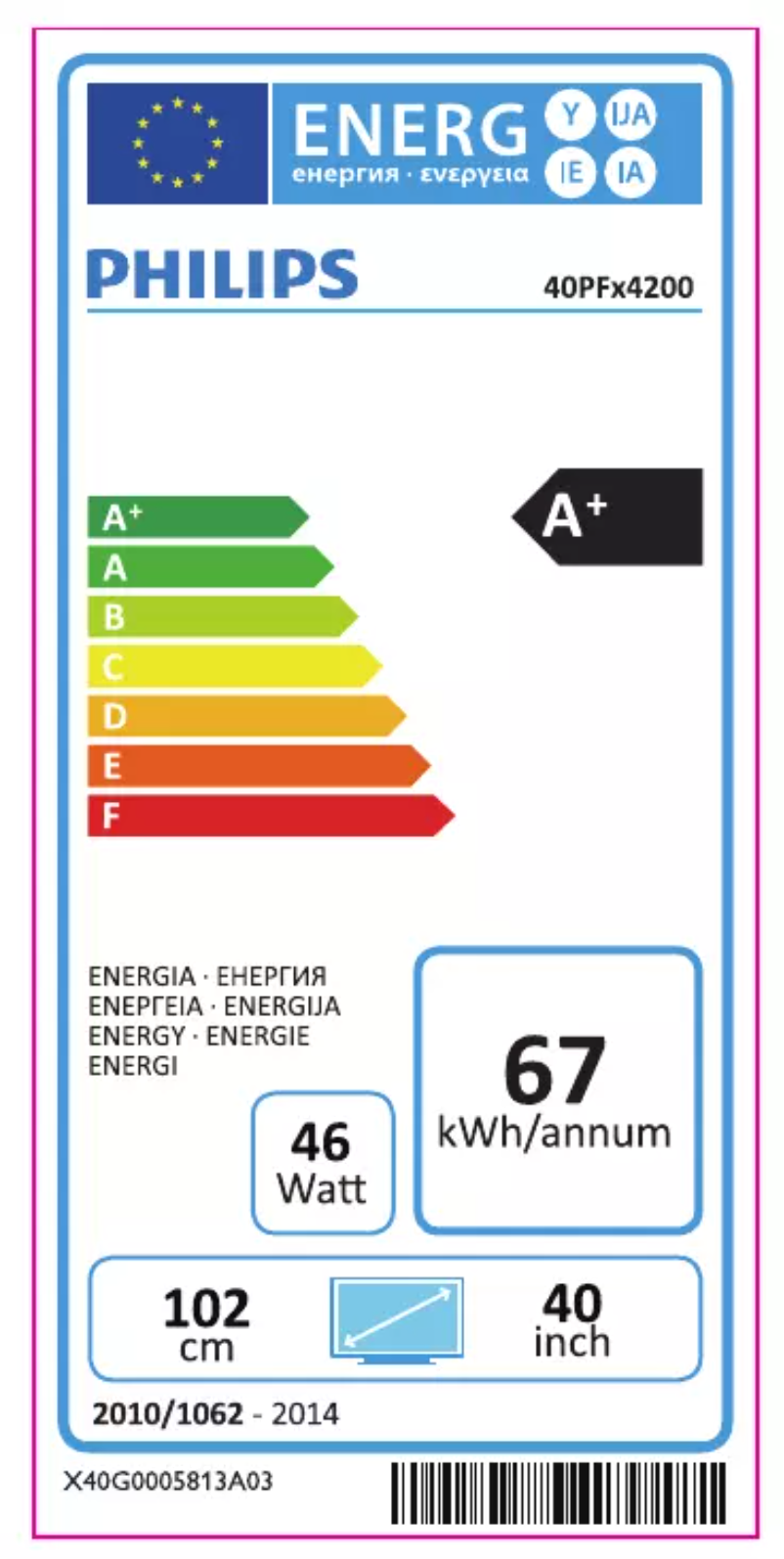 Image de la première page du manuel de l'appareil 40PFH4200