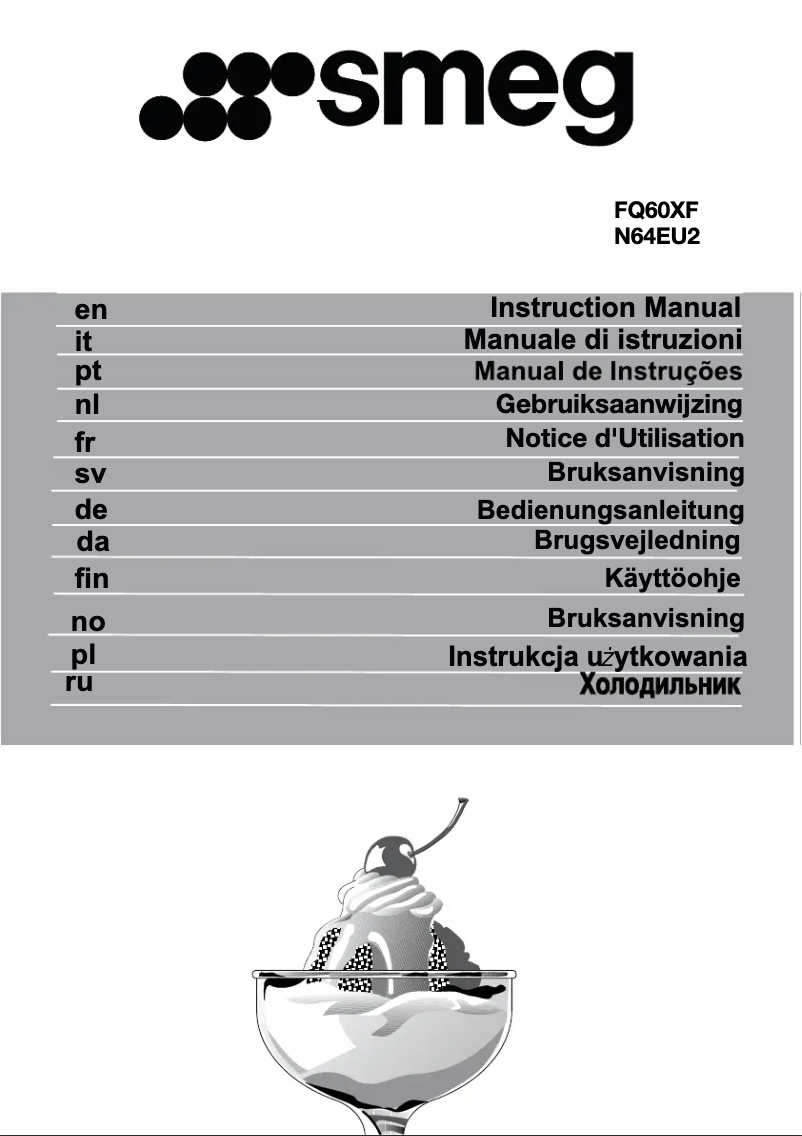 Page 1 de la notice Manuel utilisateur Smeg FQ960P5