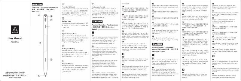 Page 1 of the manual User Manual Adonit Neo