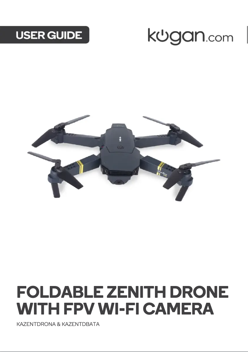 Page 1 de la notice Manuel utilisateur Kogan Zenith