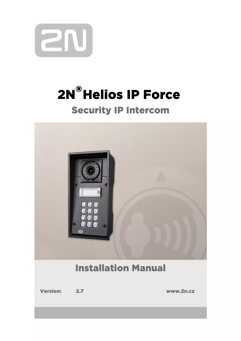 Page 1 de la notice Manuel utilisateur 2N Telecommunications 932091E