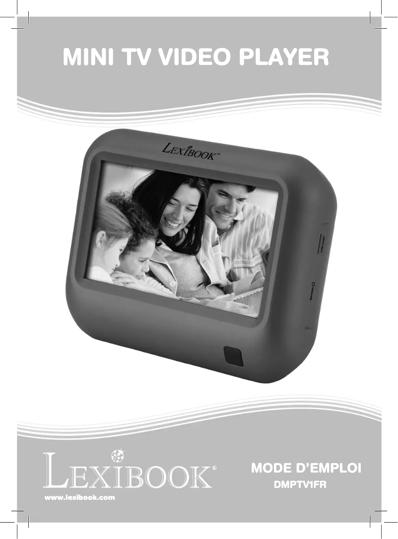 Page 1 de la notice Manuel utilisateur Lexibook DMPTV1FR