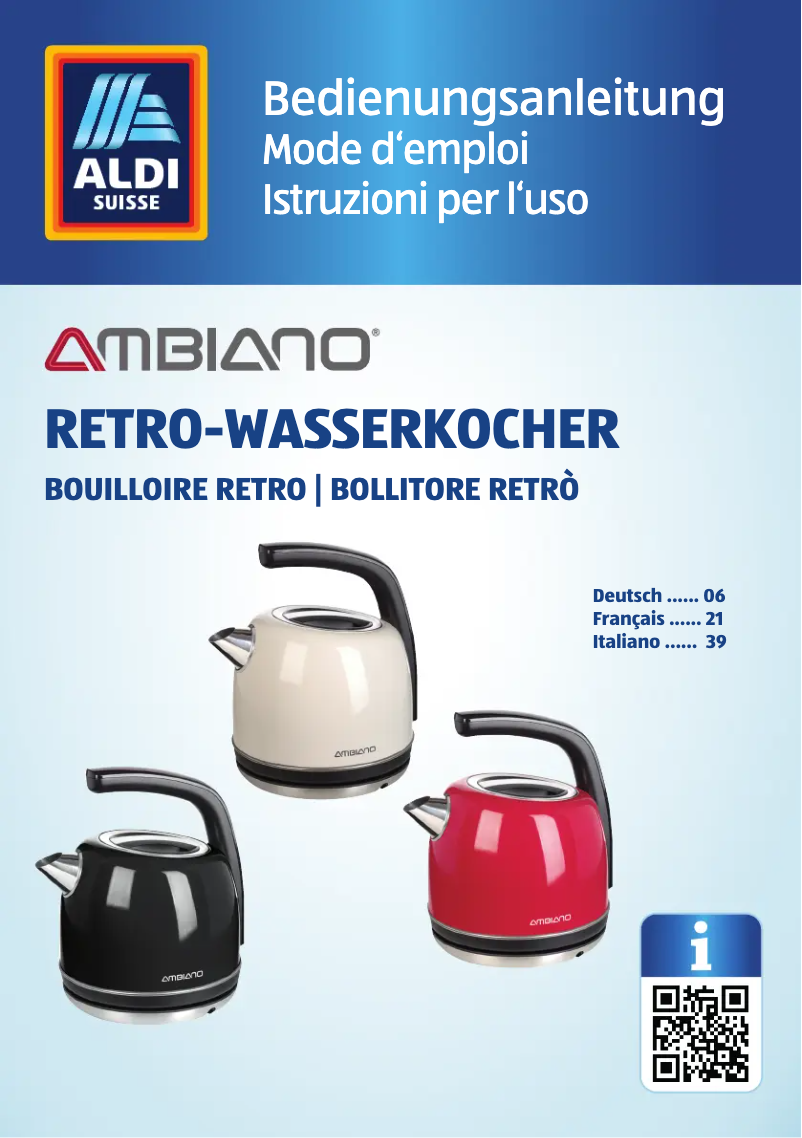 Page 1 de la notice Manuel utilisateur Quigg GT-WKe-eds-02