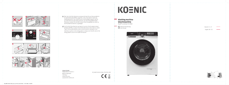 Página 1 del manual Manual de usuario Koenic KWM 10162 A INV