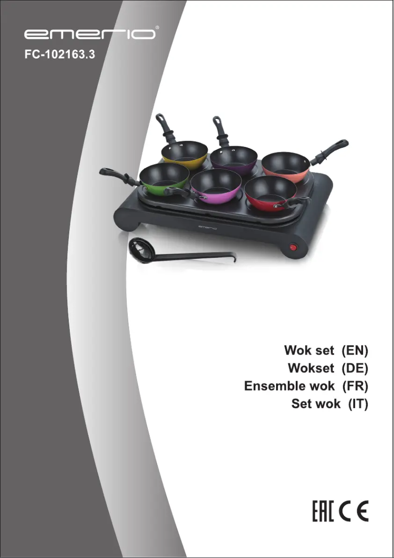 Página 1 del manual Manual de usuario Emerio FC-102163.3