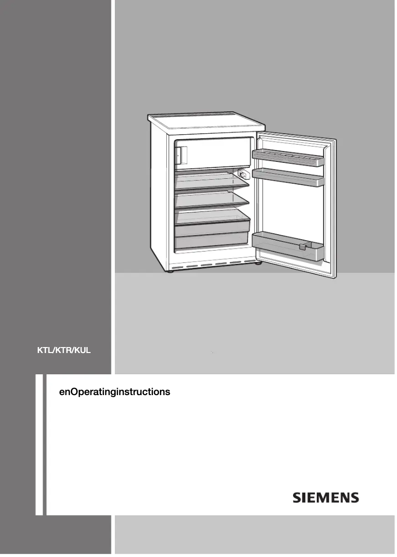 Page 1 de la notice Manuel utilisateur Siemens KT14LV21