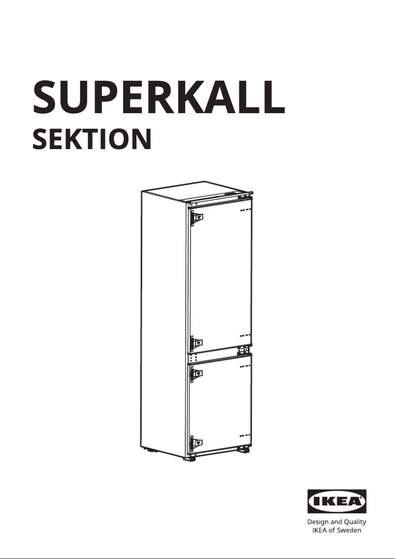 Page 1 de la notice Manuel utilisateur Ikea SUPERKALL 505.015.56