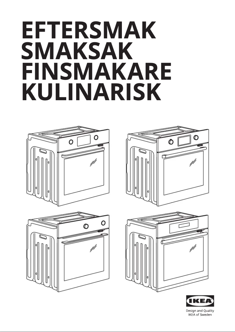 Page 1 de la notice Manuel utilisateur Ikea KULINARISK 904.430.55