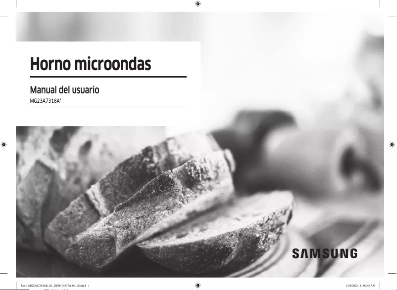 Página 1 del manual Manual de usuario Samsung MG22M8254AT