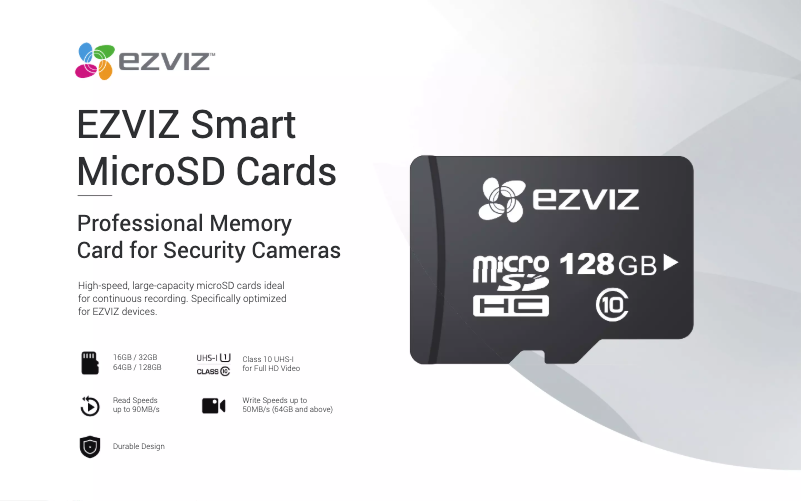Page 1 of the manual User Manual EZVIZ Smart MicroSD Cards