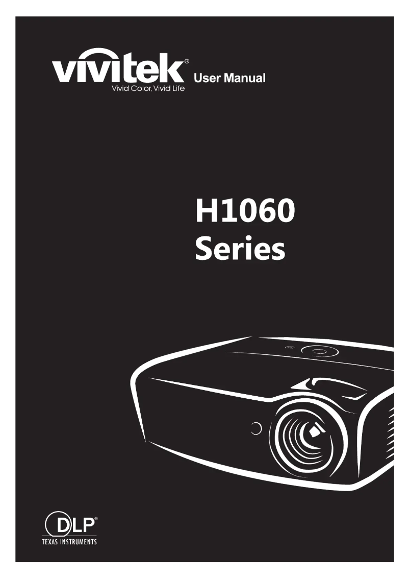 Página 1 del manual Manual de usuario Vivitek H1060