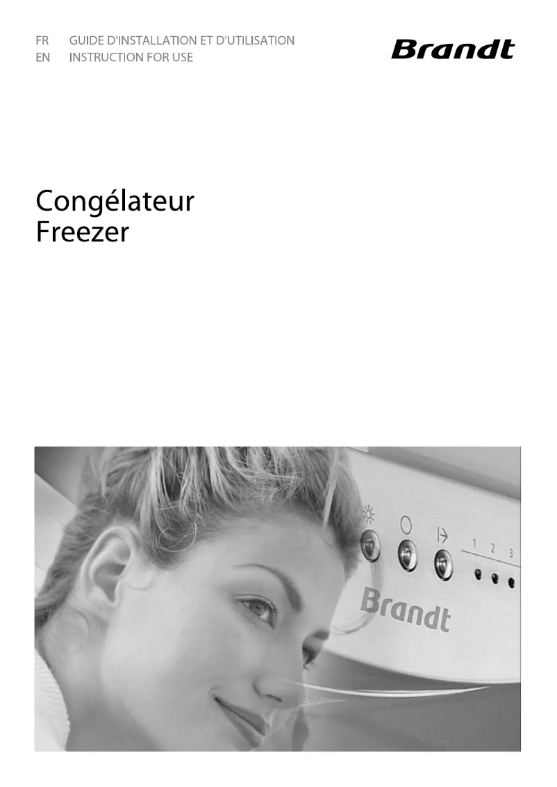 Page 1 de la notice Manuel utilisateur Brandt BFU484YNW