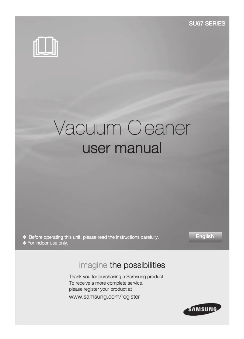 Page 1 de la notice Manuel utilisateur Samsung SU6780