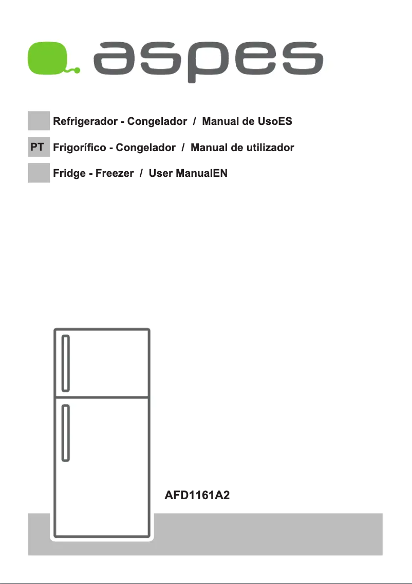 Page 1 of the manual User Manual Aspes AFD1161A2