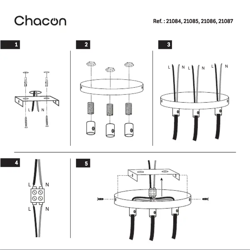 Page 1 de la notice Manuel utilisateur Chacon 21086