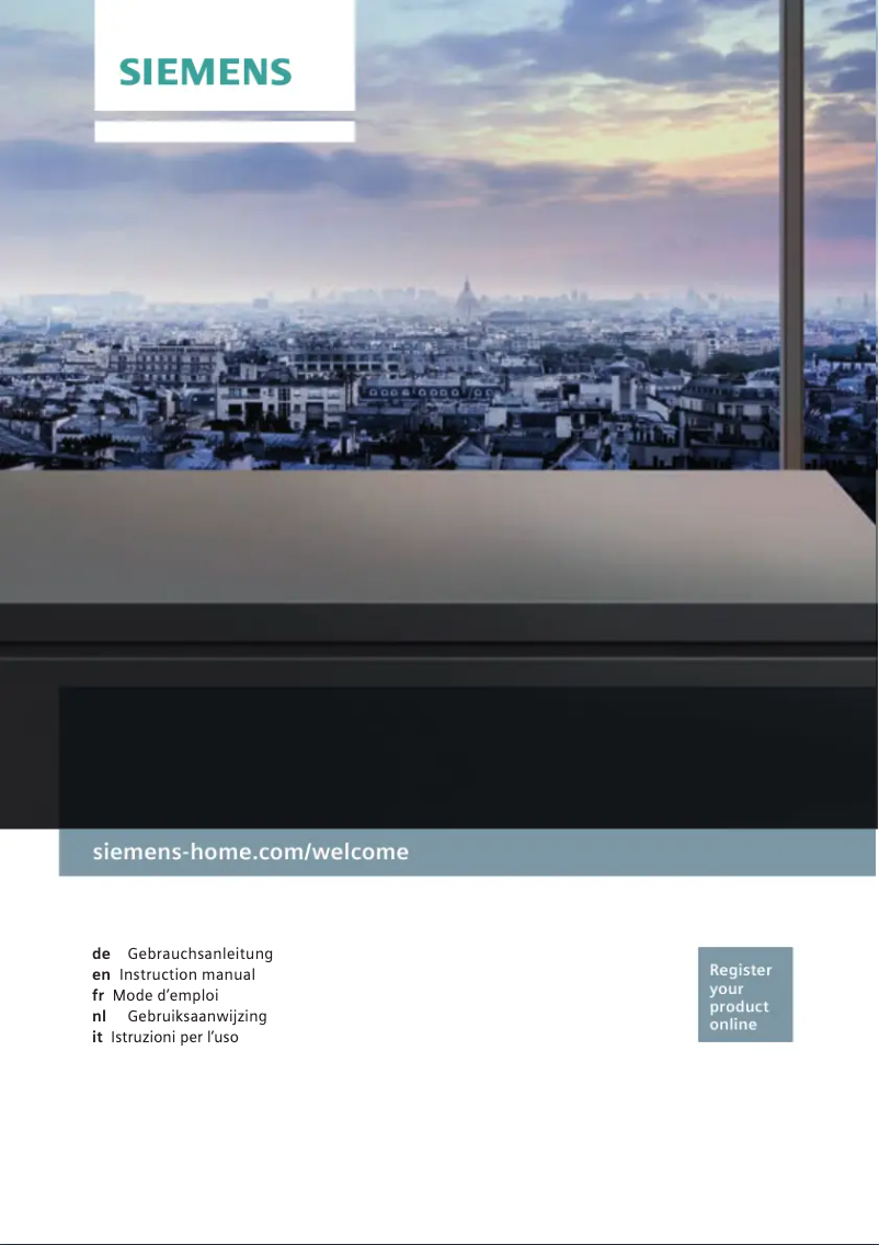 Page 1 de la notice Manuel utilisateur Siemens EQ.6 s700 TE617F03DE