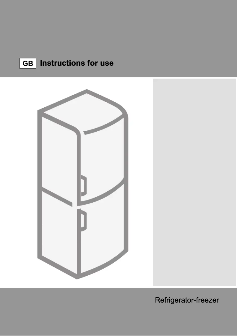 Page 1 de la notice Manuel utilisateur Gorenje NRK 68 SYB