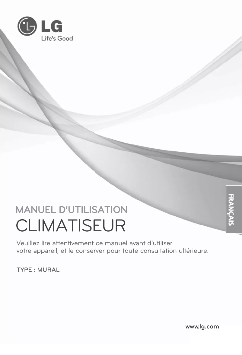 Page 1 de la notice Manuel utilisateur LG S12AW