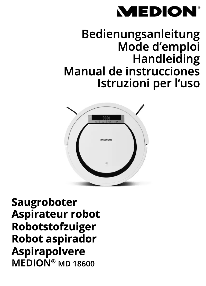 Page 1 de la notice Manuel utilisateur Medion MD 18600