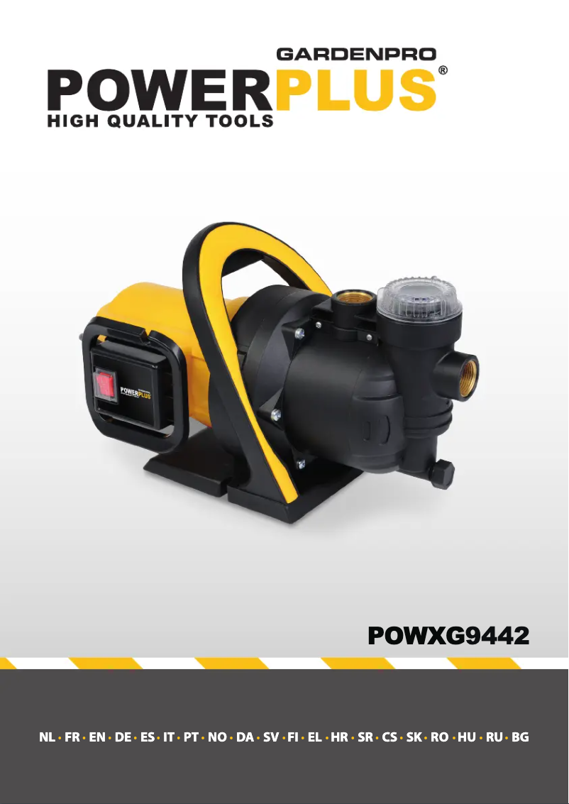 Page 1 de la notice Manuel utilisateur PowerPlus POWXG9442