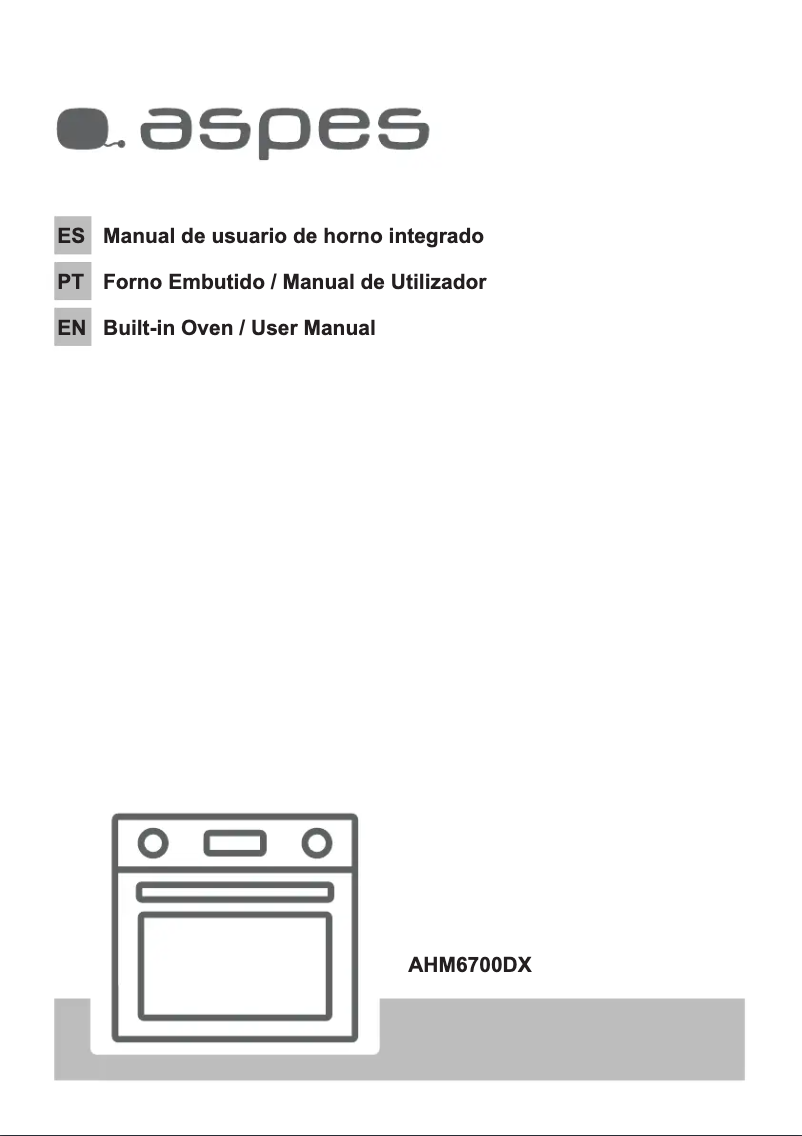 Page 1 of the manual User Manual Aspes AHM6700DX