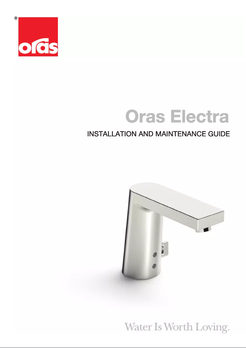 Page 1 of the manual User Manual Oras Electra 6125F