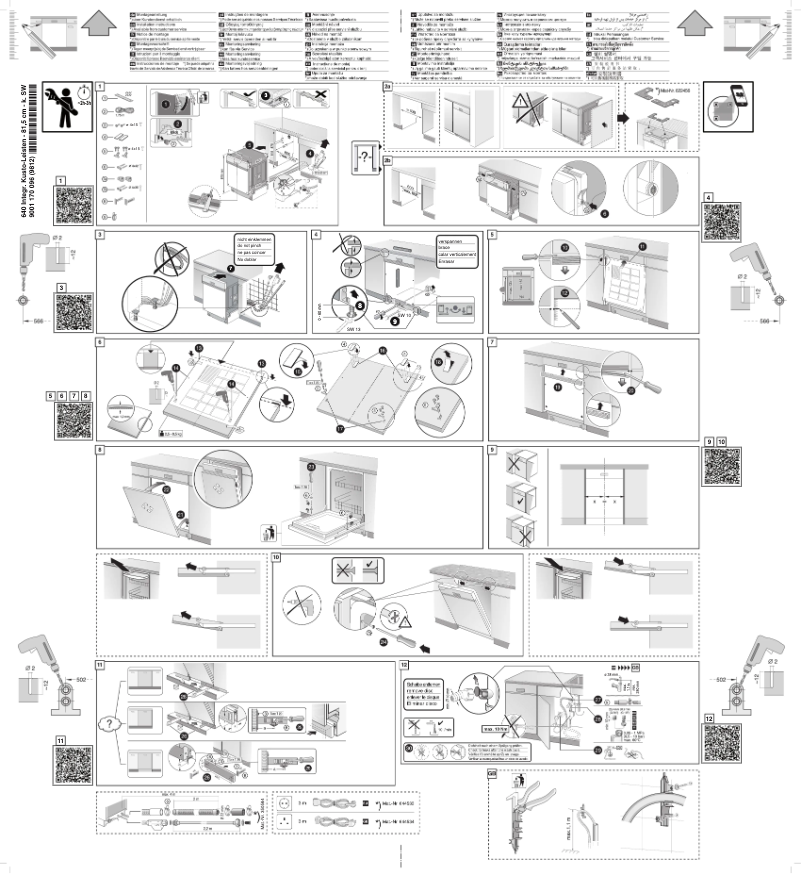 Page 1 of the manual Installation Guide Bosch SMI53M45EU