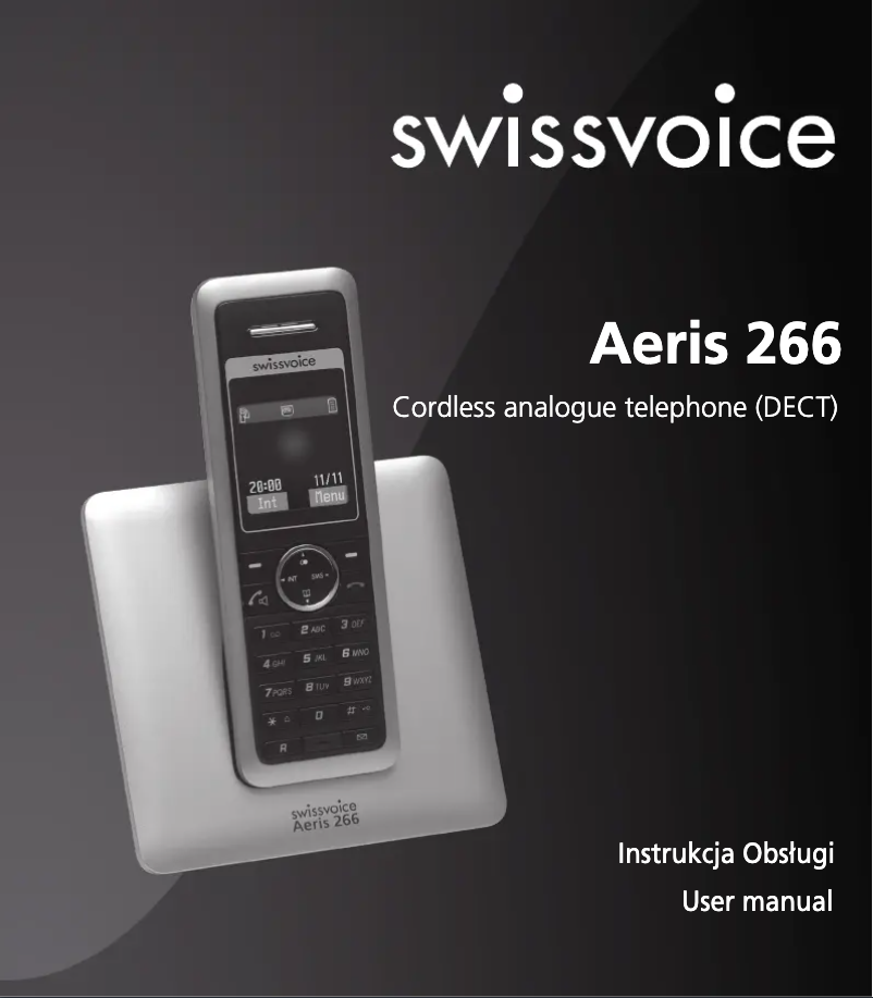 Page 1 de la notice Manuel utilisateur Swissvoice Aeris 266