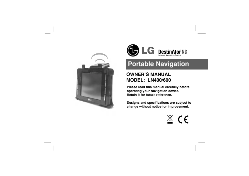 Page 1 de la notice Manuel utilisateur LG LAN-S450E2