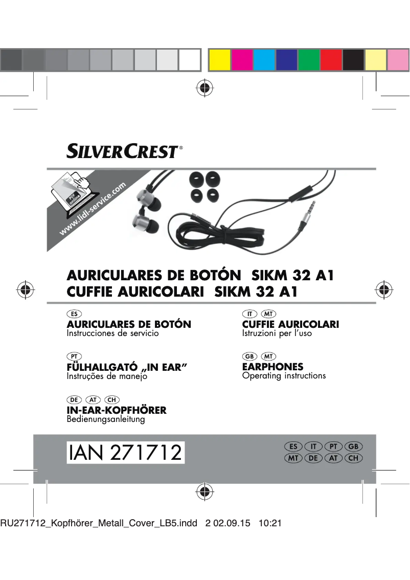 Página 1 del manual Manual de usuario SilverCrest SKMR 10 A1