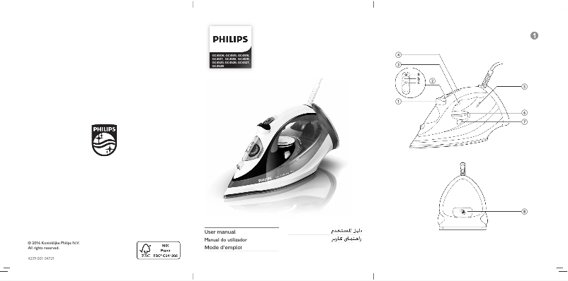 Página 1 del manual Manual de usuario Philips Azur GC4558