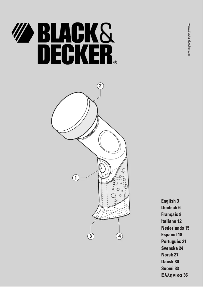 Page n°1 - Manuel utilisateur Black & Decker ScumBuster S100