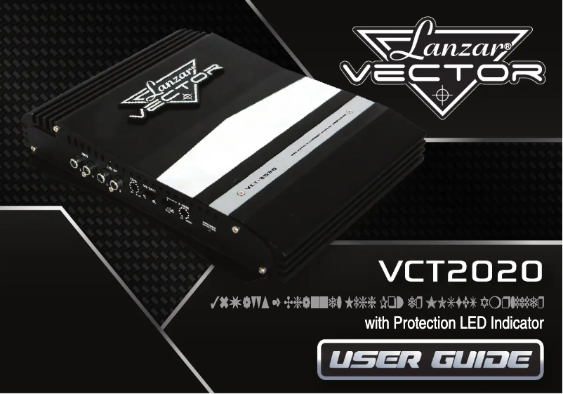 Page 1 de la notice Manuel utilisateur Lanzar VCT2020