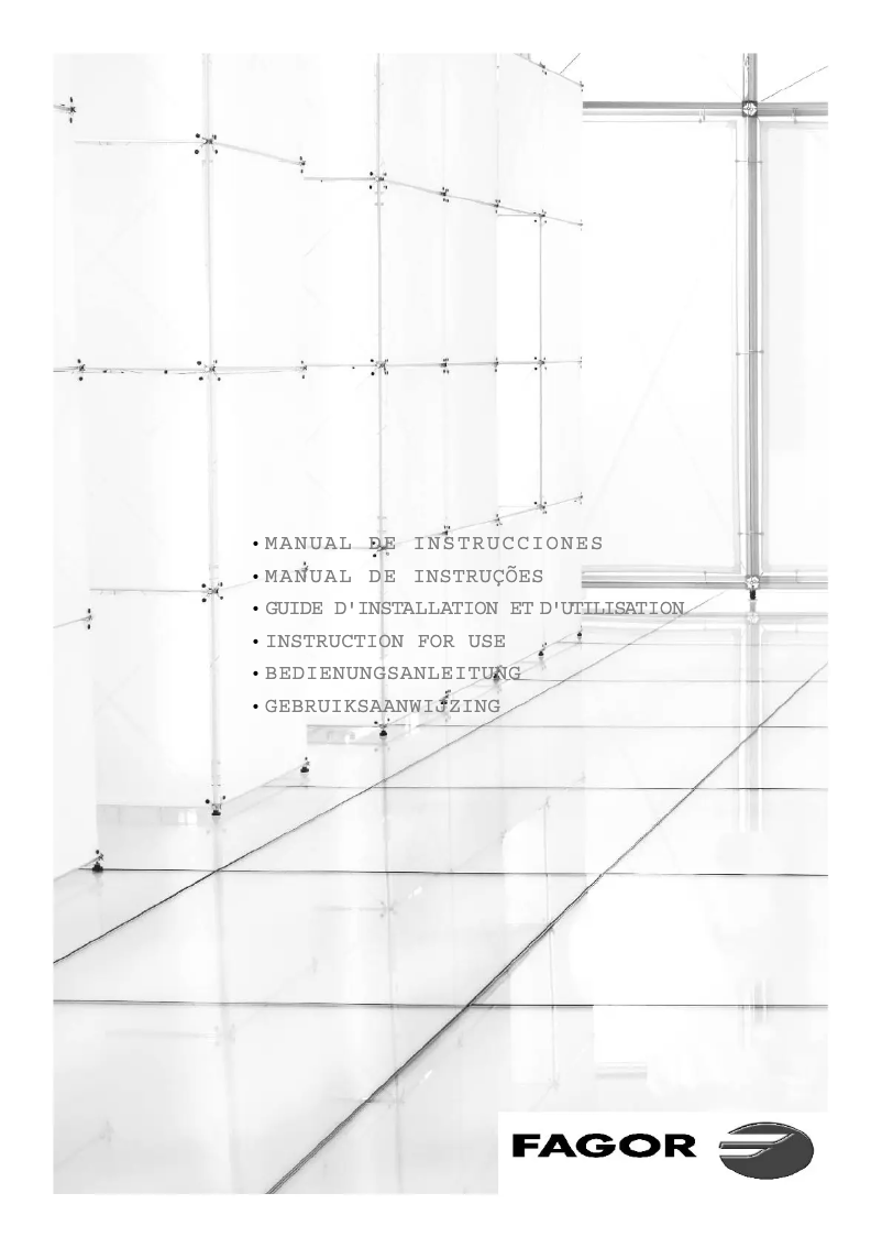 Page 1 de la notice Manuel utilisateur Fagor FC-34LA