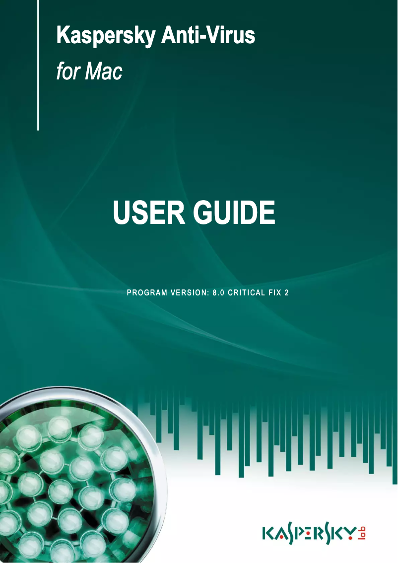 Page 1 de la notice Manuel utilisateur Kaspersky Lab Anti-Virus 8.0 (Mac)