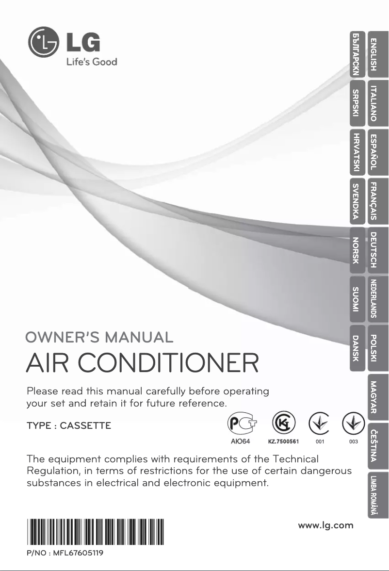 Página 1 del manual Manual de usuario LG AMNH24GTHF0