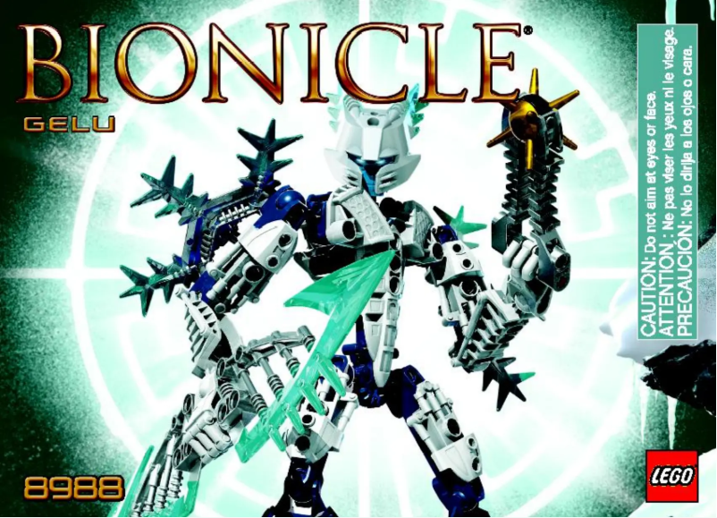 Page 1 of the manual User Manual Lego Bionicle 8988