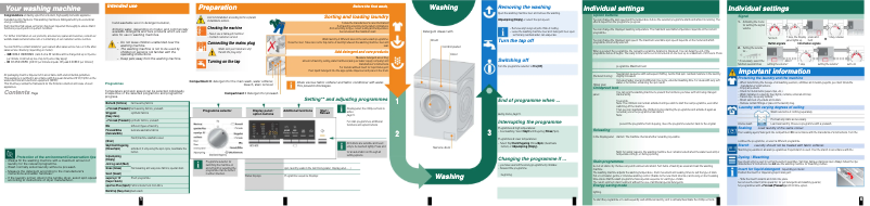 Página 1 del manual Manual de uso y mantenimiento Siemens WM14Q472DN