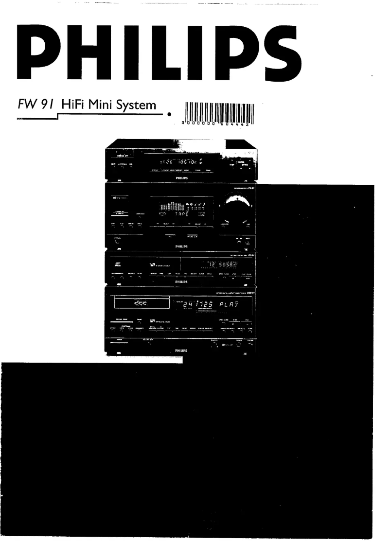 Página 1 del manual Manual de usuario Philips FW91DCC