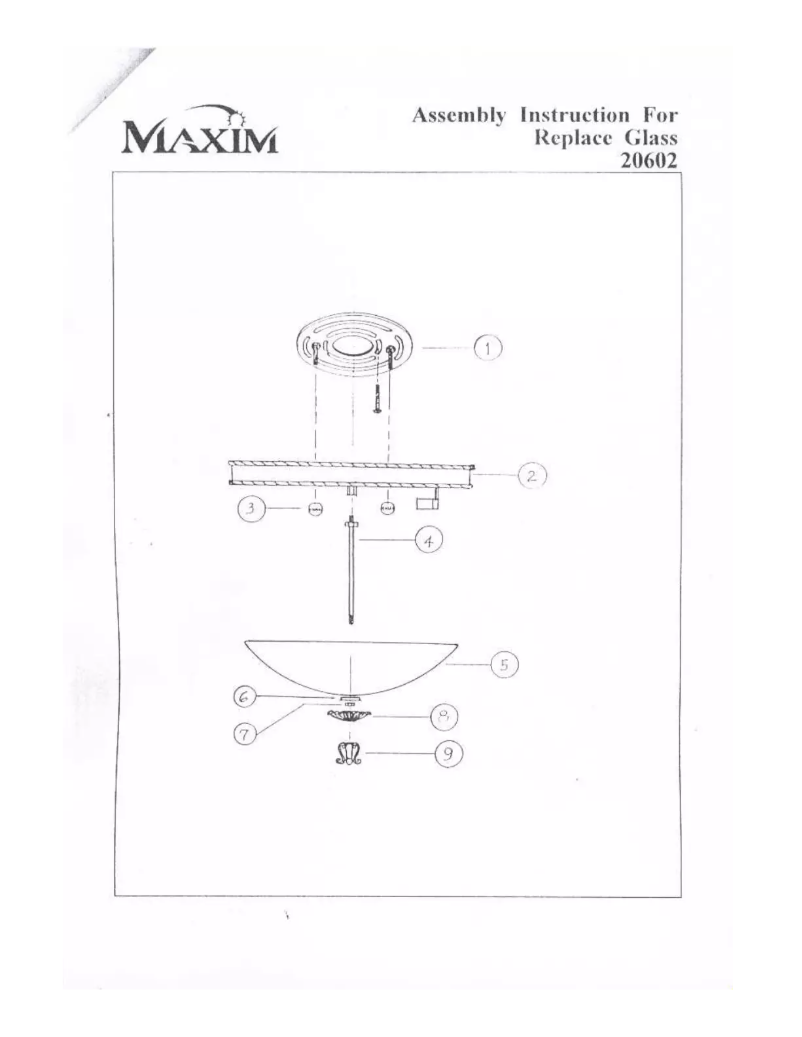 Page 1 de la notice Manuel utilisateur Maxim Aspen 20602VAOI