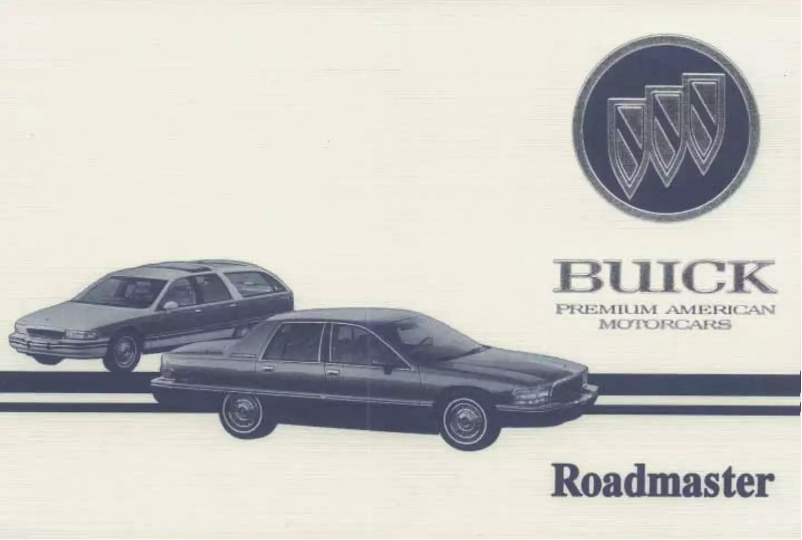 Page 1 de la notice Manuel utilisateur Buick Roadmaster (2004)