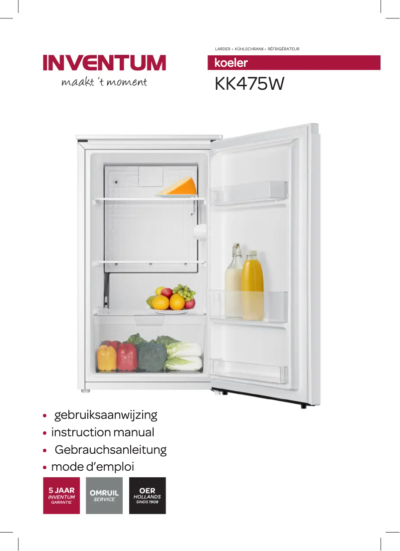 Página 1 del manual Manual de usuario Inventum KK475W