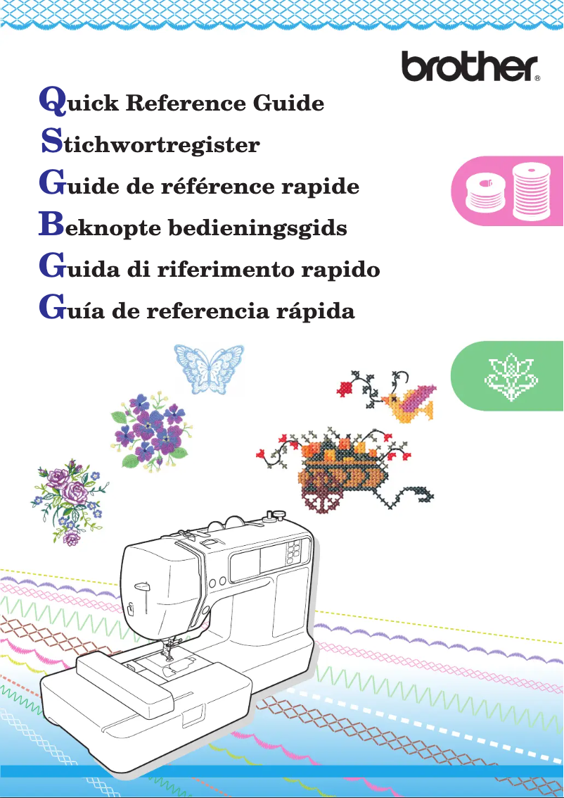 Page 1 de la notice Manuel utilisateur Brother PE540D