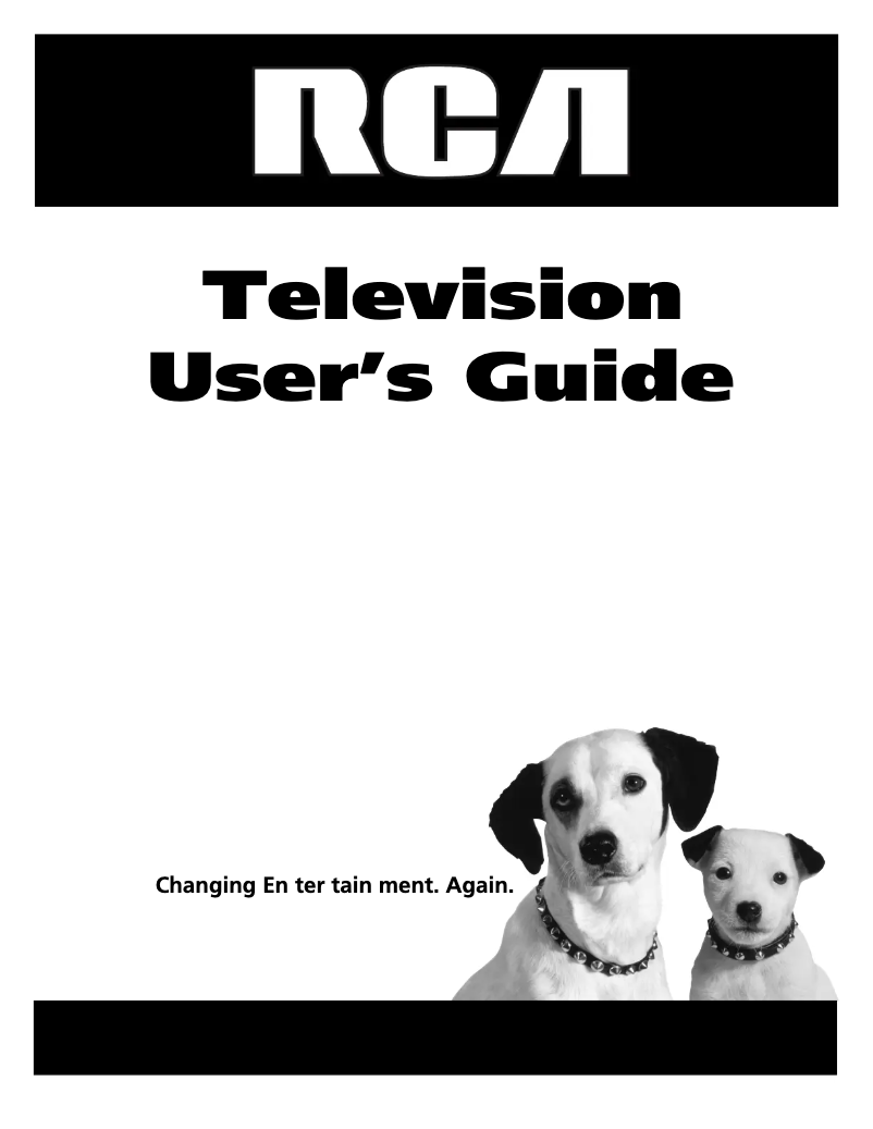 Page 1 of the manual User Manual RCA TruFlat 14F512T