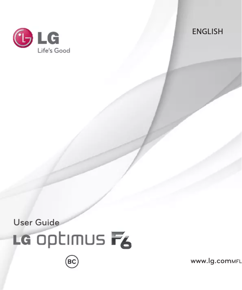 Page 1 of the manual User Manual LG D500