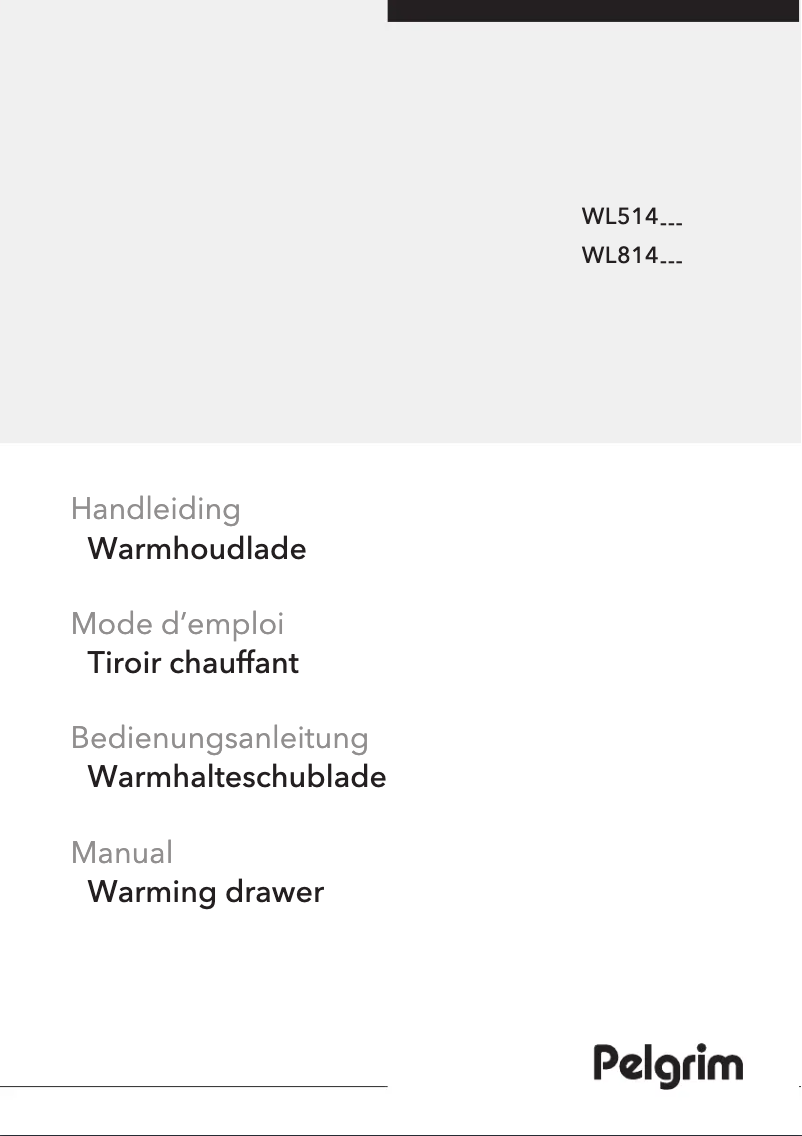 Page 1 de la notice Manuel utilisateur Pelgrim WL814MAT